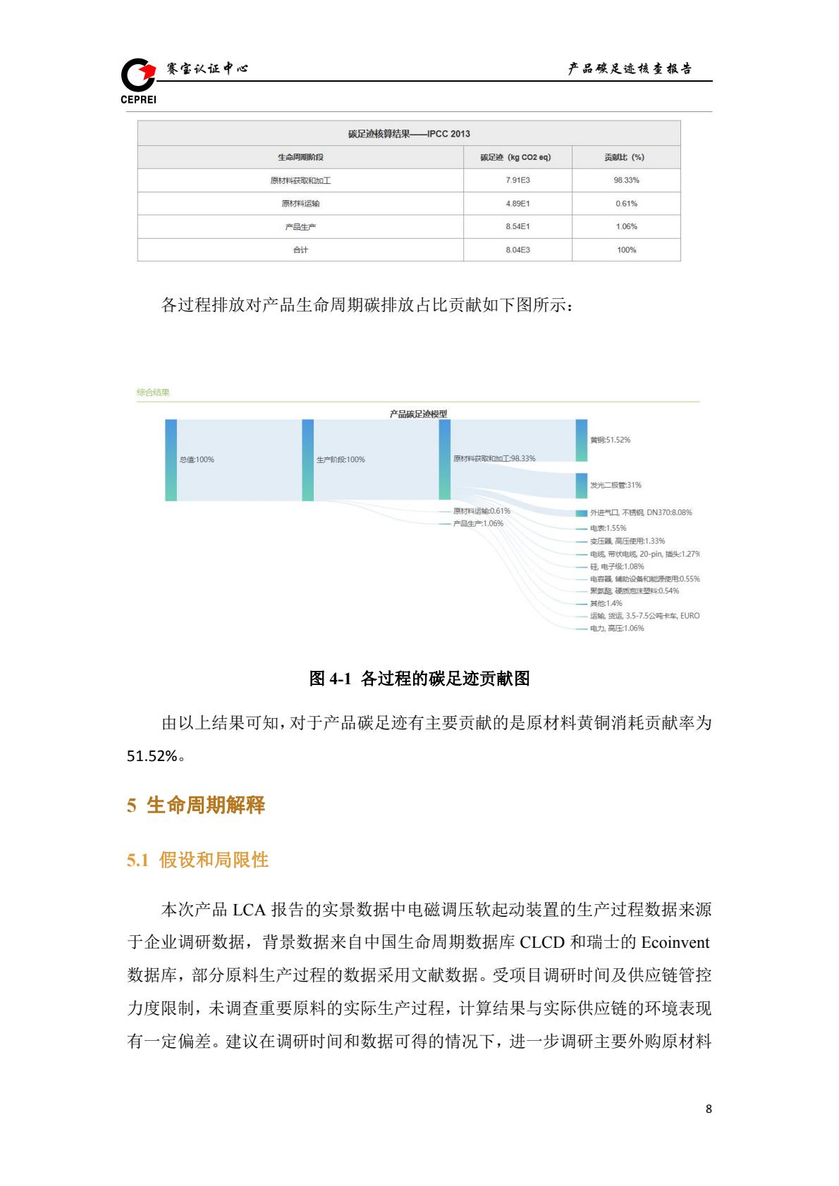 碳足迹核查报告-大禹電(diàn)气科(kē)技股份有(yǒu)限公司